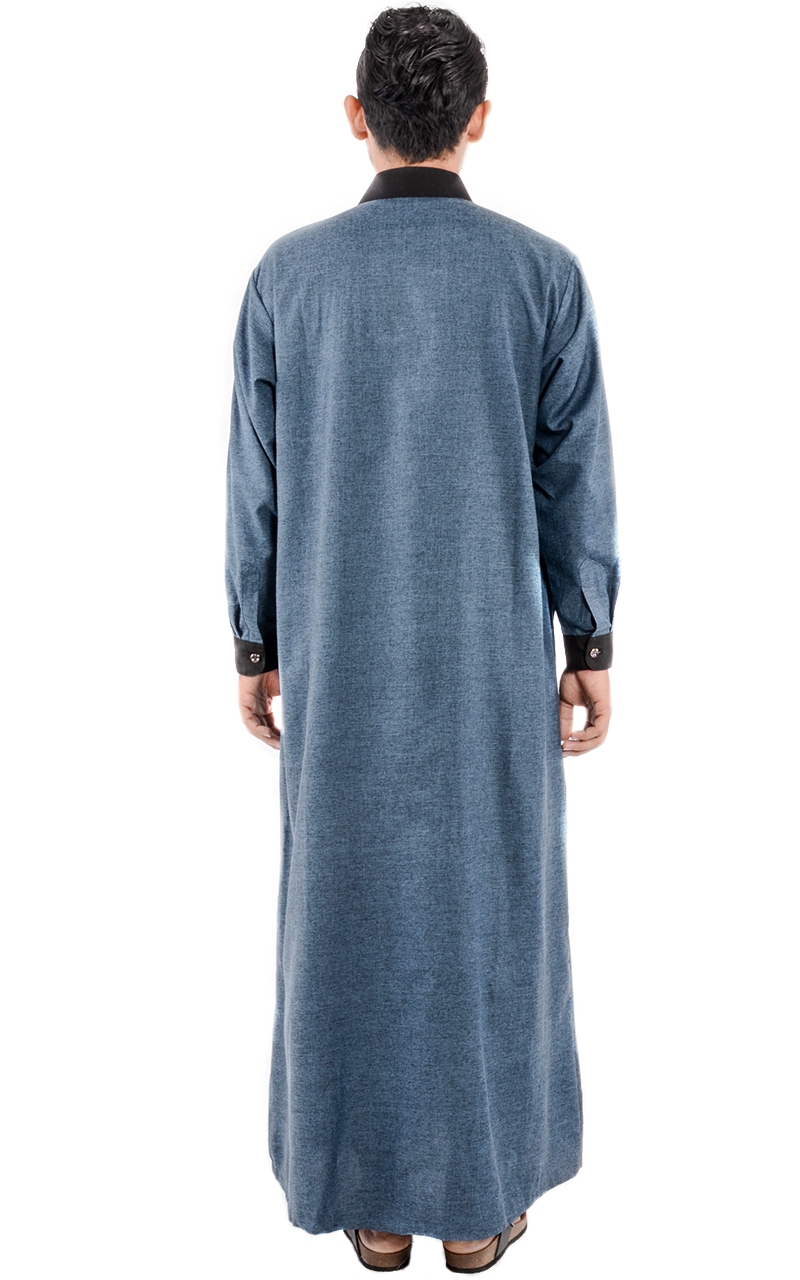  JUBAH  LELAKI RAKIF BLUE Jubah  Arabic  Robe Men