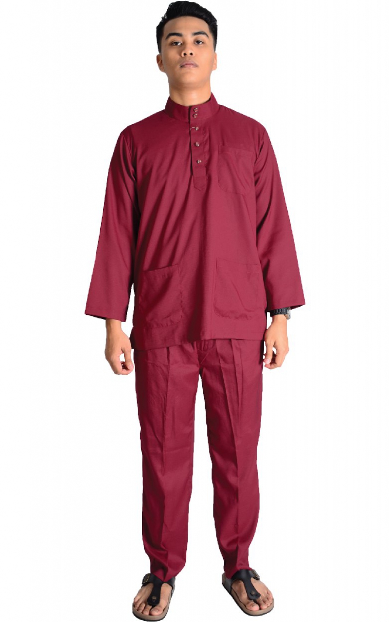  Baju  Melayu  Warna Maroon Model Baju  Couple Warna Merah  