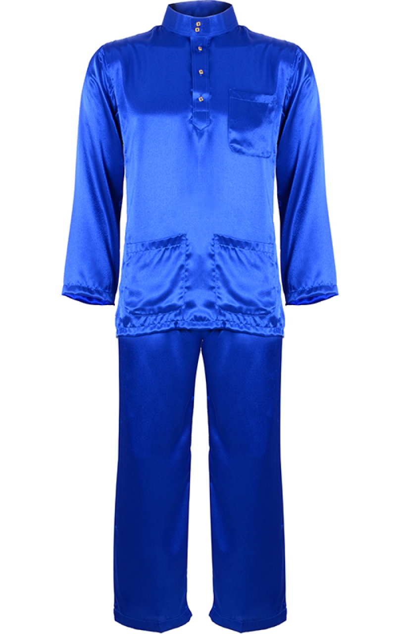  BAJU MELAYU  FEZRUL BLUE Baju Melayu  Men