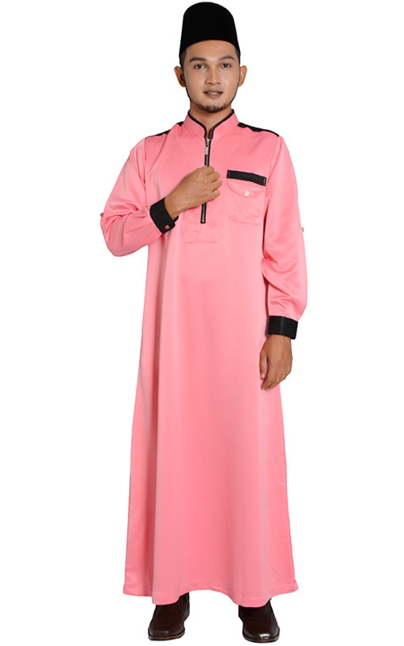  FATHER SON COLLECTION JUBAH LELAKI  HESYAM DEEP PINK 