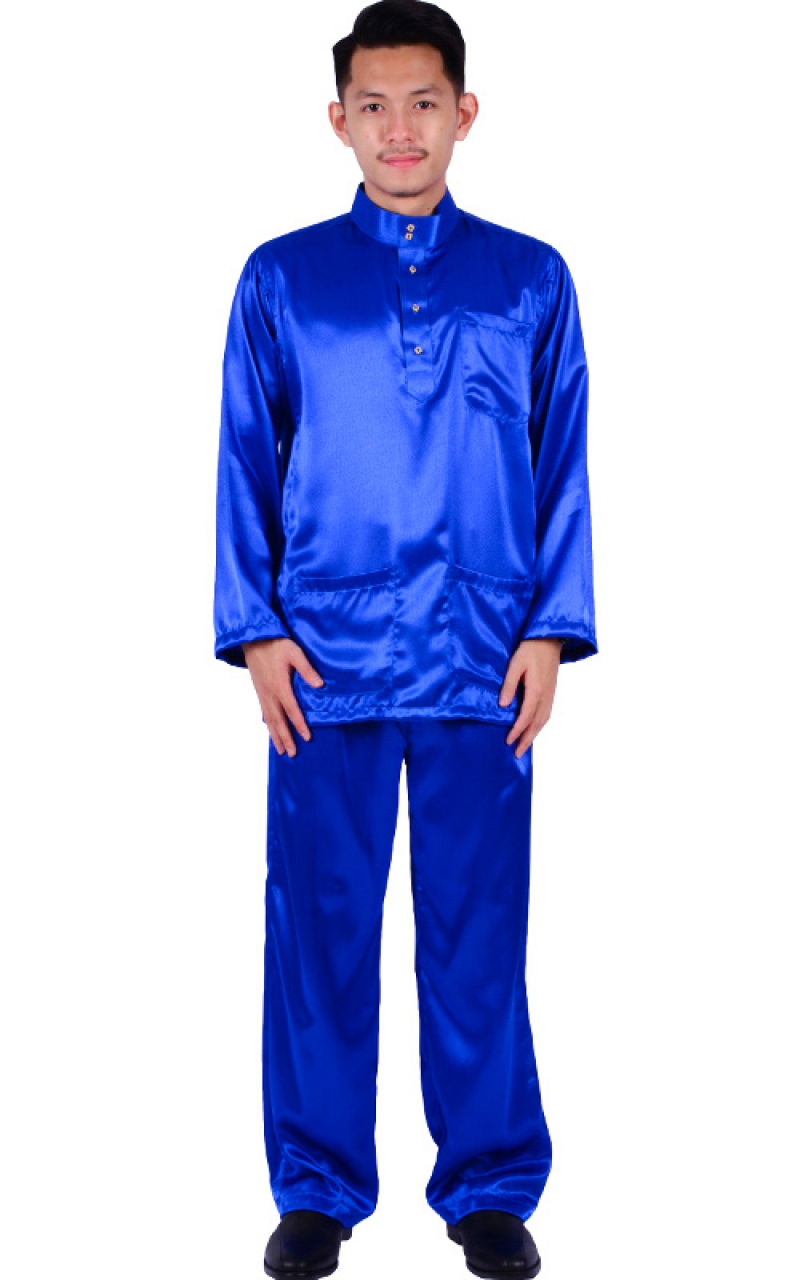 BAJU MELAYU FEZRUL BLUE Baju Melayu Men