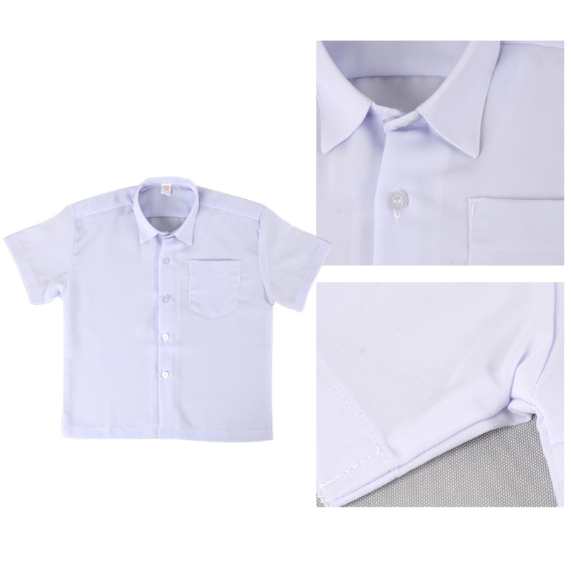  Primary School Koshibo Short Sleeve Shirt (With Pocket)