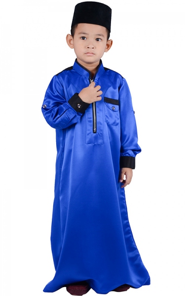 (FATHER & SON COLLECTION) KIDS JUBAH HESYAM - BLUE