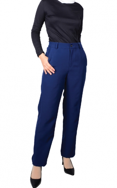 LIZZY TAILORED PANTS - NAVY BLUE