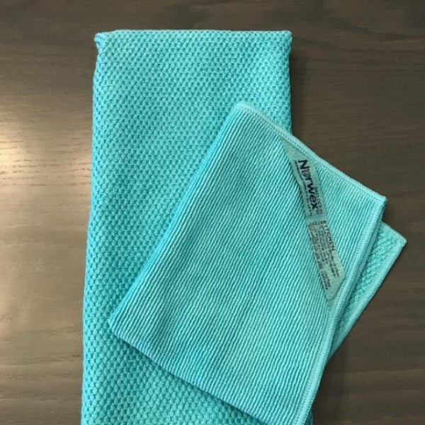 Norwex Limited Edition LARGE Textured Kitchen Cloth Baclock Blue Turquoise 