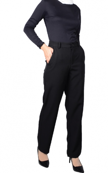 LIZZY TAILORED PANTS - BLACK