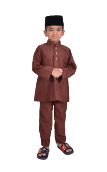 (FATHER & SON) KIDS BM TRADISIONAL ELVIN - BROWN