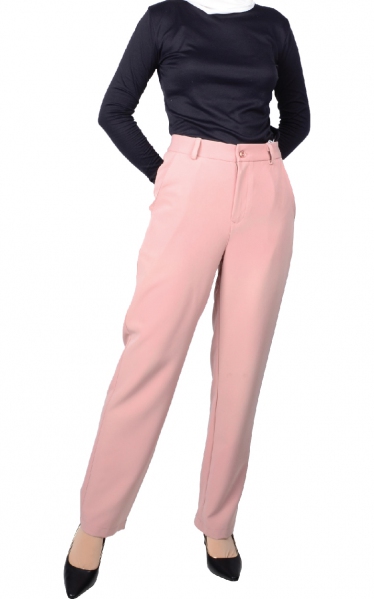 LIZZY TAILORED PANTS - DUSTY ROSE