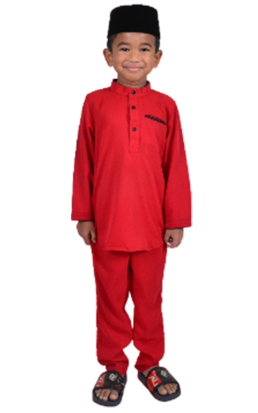 (FATHER & SON) KIDS BM MODEN ARSHAN - RED